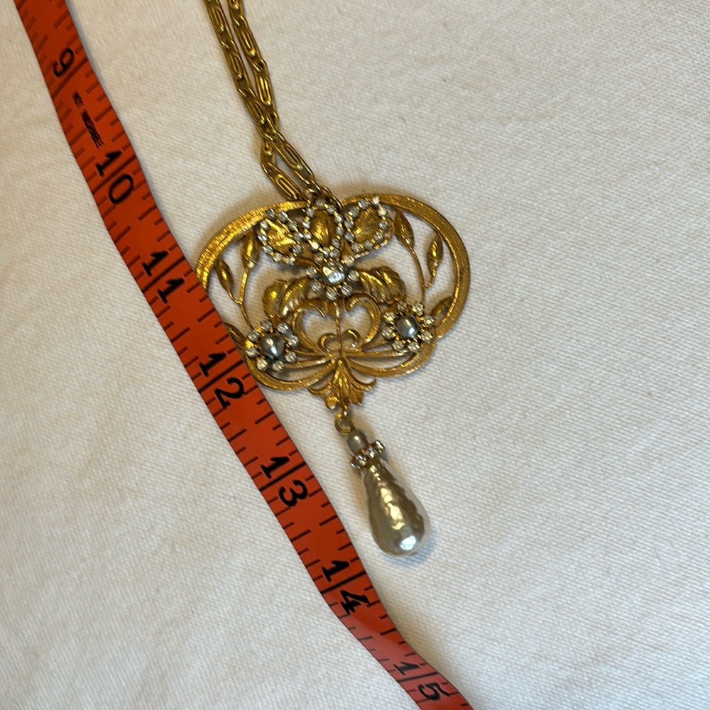 Miriam Haskell Original 28 Inch adjustable Statement Necklace